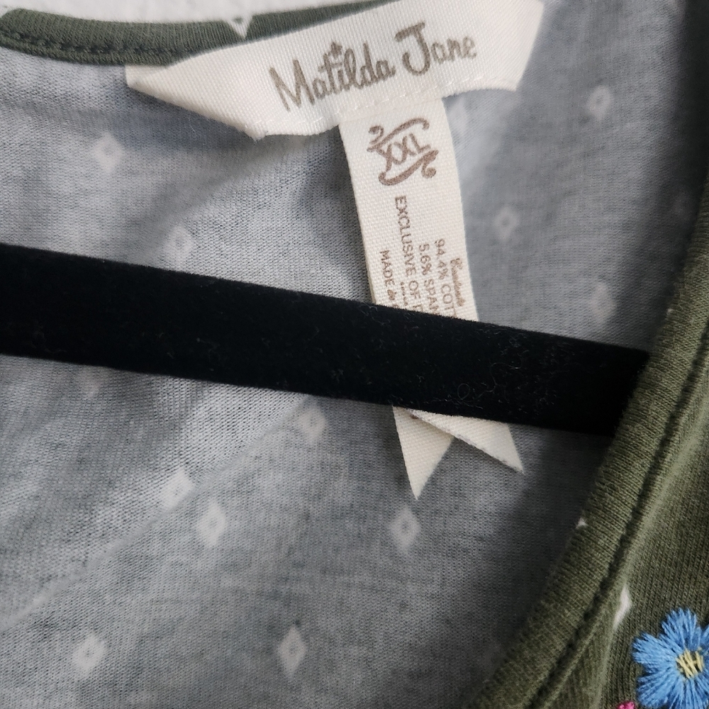 MATILDA JANE THROUGH GENERATIONS EMBROIDERED POLKA DOT‎ BLOUSE szXXL - Picture 4 of 12